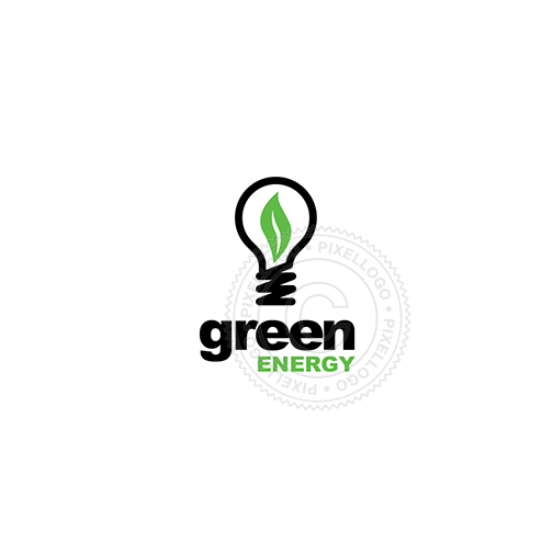 Green Bulb Energy - Pixellogo