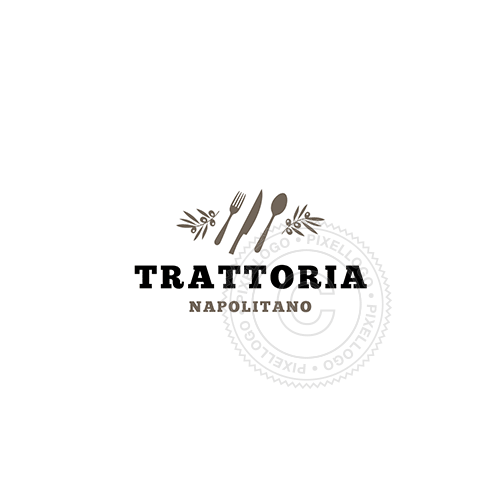 Tratoria Restaurant - Pixellogo