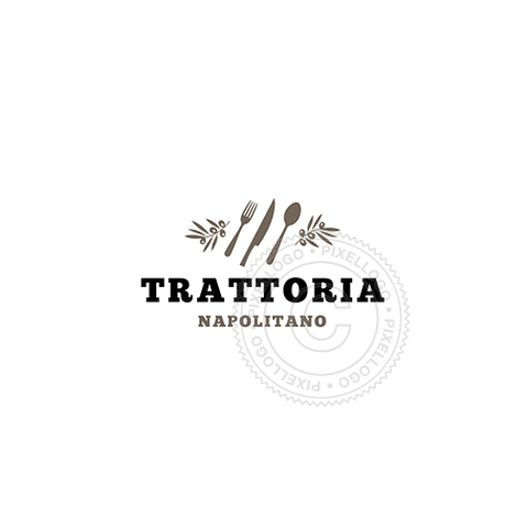 Tratoria Restaurant - Pixellogo