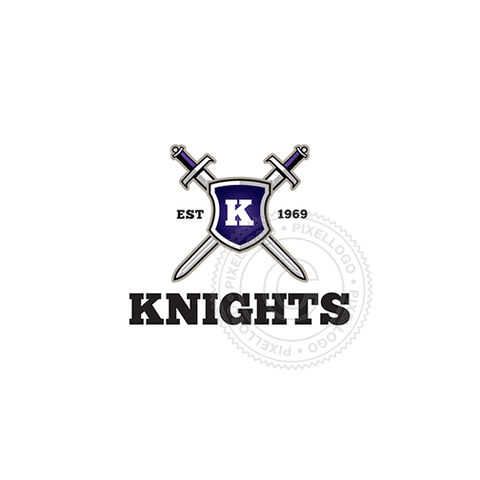Knights Shield - Pixellogo