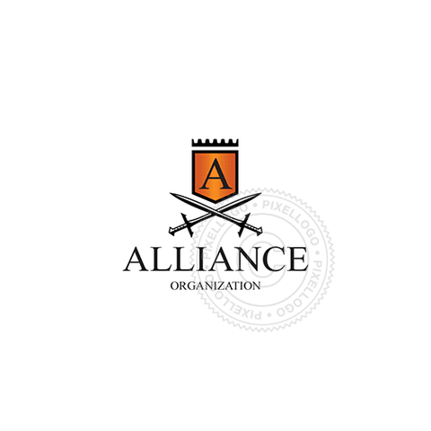 Alliance Shield - Pixellogo