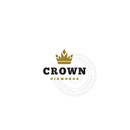 Golden Crown - Pixellogo