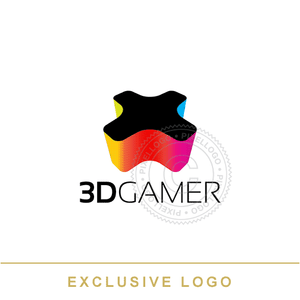 Pixellogo - 3D Gamer Logo