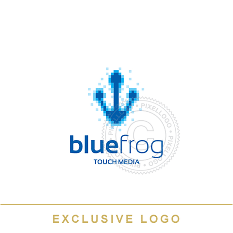 Frog Foot Print Logo