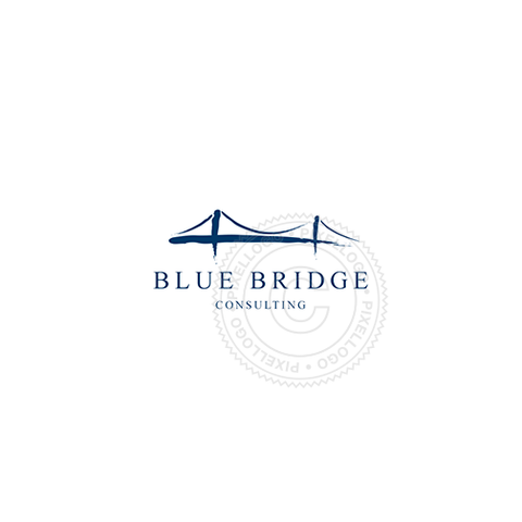 Blue Bridge - Pixellogo