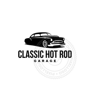 Hot Rod Garage Logo - Pixellogo