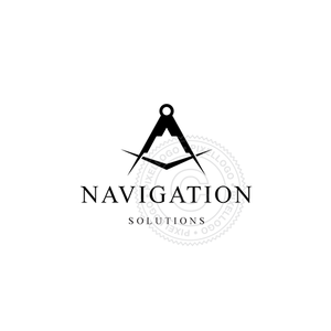 Navigation Compass - Pixellogo