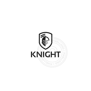 Knight Shield Logo - Pixellogo