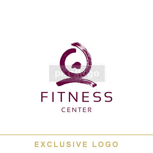 Fitness Trainers - Girl Exercising - Pixellogo