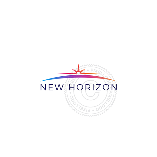 Sunrise Horizon Logo - Pixellogo