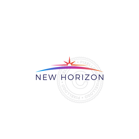 Sunrise Horizon Logo - Pixellogo