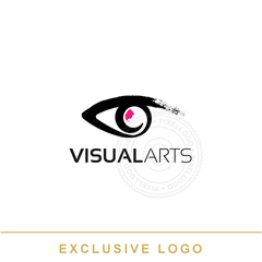 Eye logo - Brush Art