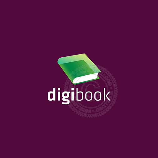 Digital Book logo - Pixellogo