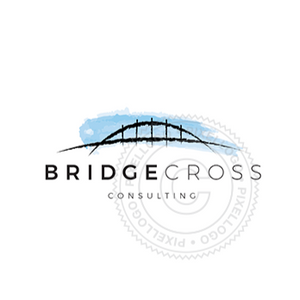 Consulting logo - Blue Bridge logo - Pixellogo