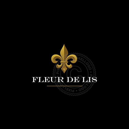 Modern Fleur De Lis LOGO, Luxury Brand, Rose, Flower, Life, Symmetry,  Perfection, French, New Orleans, Light, Custom DIGITAL Download -   Canada
