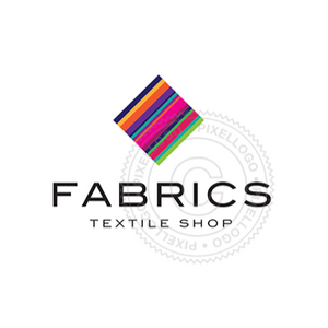 Fabric Shop logo Pixellogo