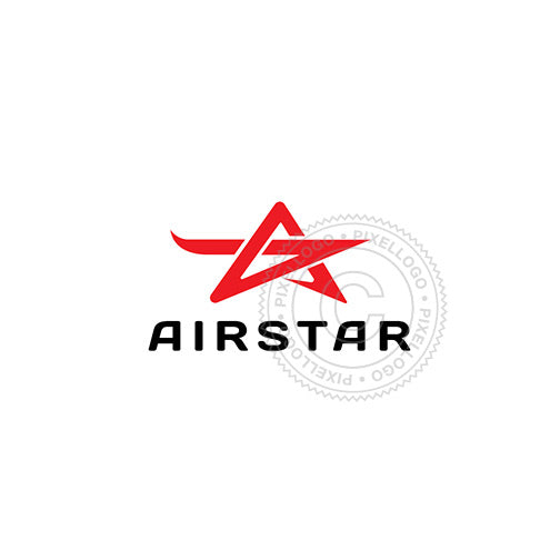 Red Star Logo - Silver Star with wings | Pixellogo