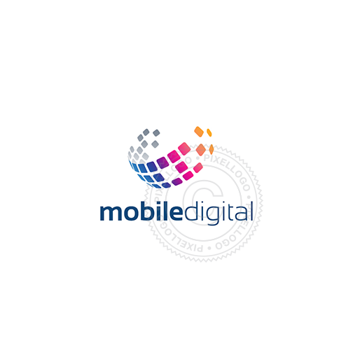 Mobile Communication Logo - Pixellogo