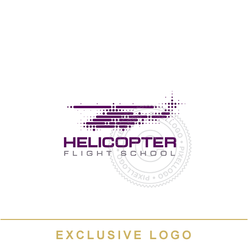 Helicopter Logo - Pixellogo