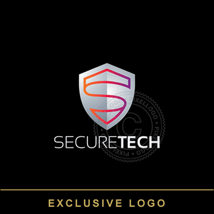 Security Shield logo - Pixellogo