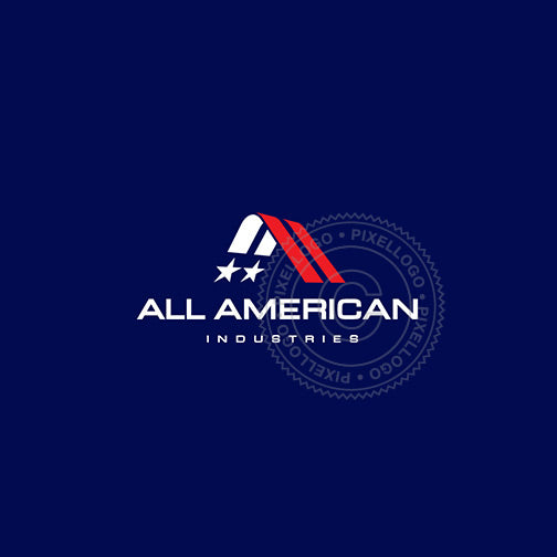 American Flag Logo - A logo design
