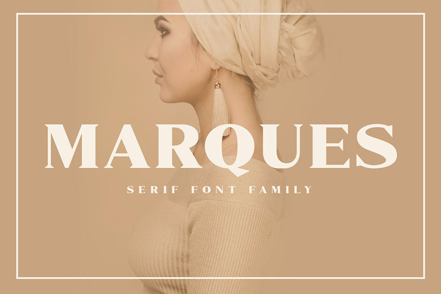 Marques Serif free font - Pixellogo