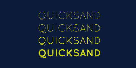 Quicksand free font - Pixellogo
