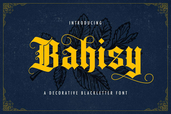 Bahisy Free font - Pixellogo