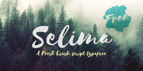 Selima Free Font - Pixellogo